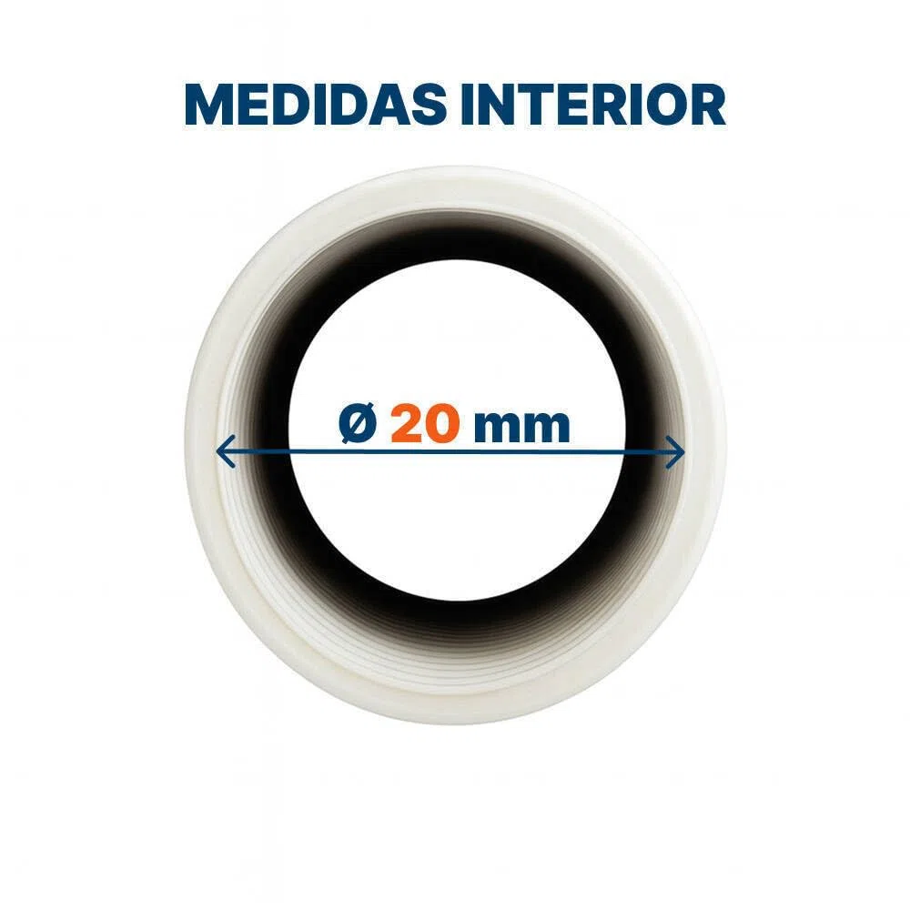 Tubo De PVC Flexible Electroflex Ø20 mm – Rollo de 25 Metros – Protección Para Cableado – Instalación Segura – Apto Para Interior y Exterior – Color Blanco