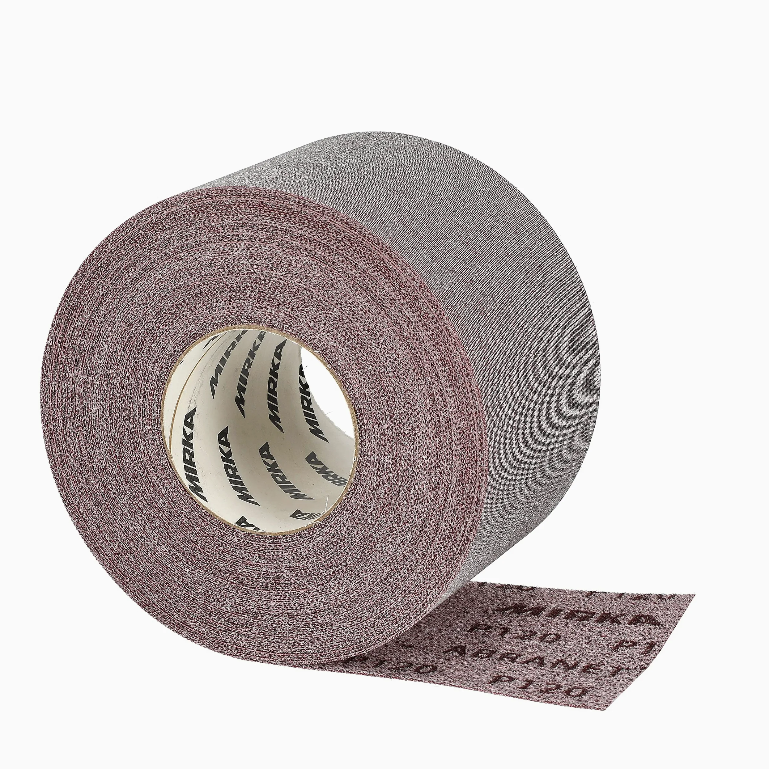 Mirka Abranet rollo de lijado neto 115 mm x 25 m cierre adhesivo/grano P120 / 1 rollo/para lijar madera, masilla, barniz, plástico / 5454400112