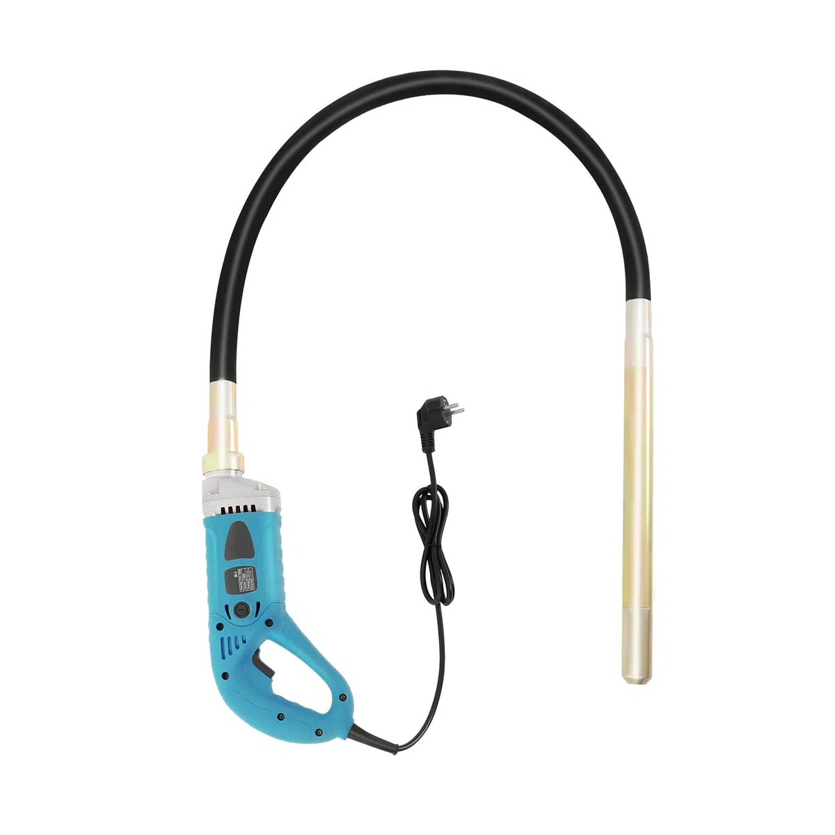 Vibrador de hormigón de 220 V, 1300 W, 4300 rpm, con manguera de 1,5 m y 3,5 cm de diámetro, para construcción de puentes, instalaciones industriales