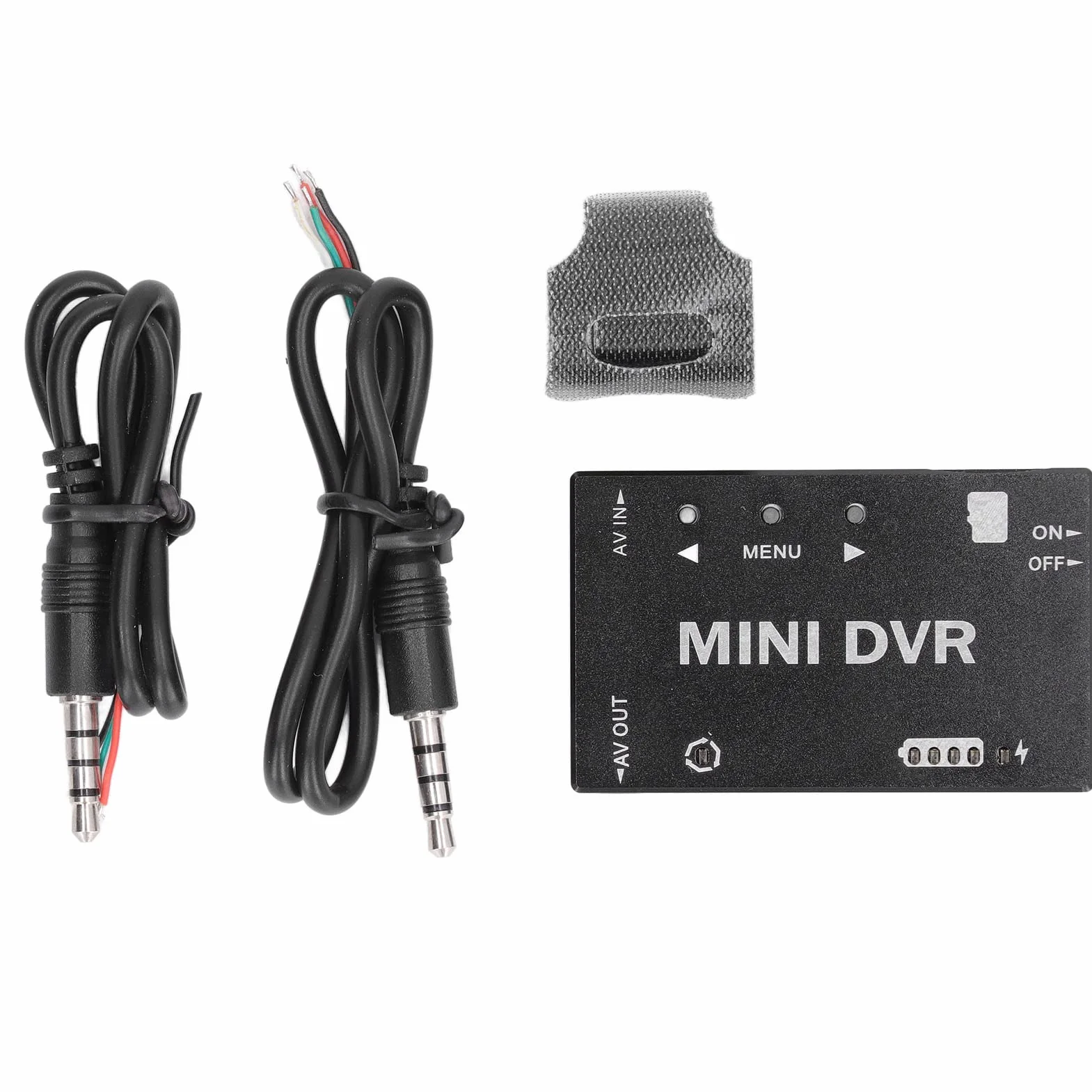 Qcwwy Mini Registrador DVR con NTSC PAL Switchable 32GB Soporte 11 Menú del Idioma FPV Drone RC Modelo Mini FPV Módulo DVR Modelos de Grabadora de Video Digital Juguetes
