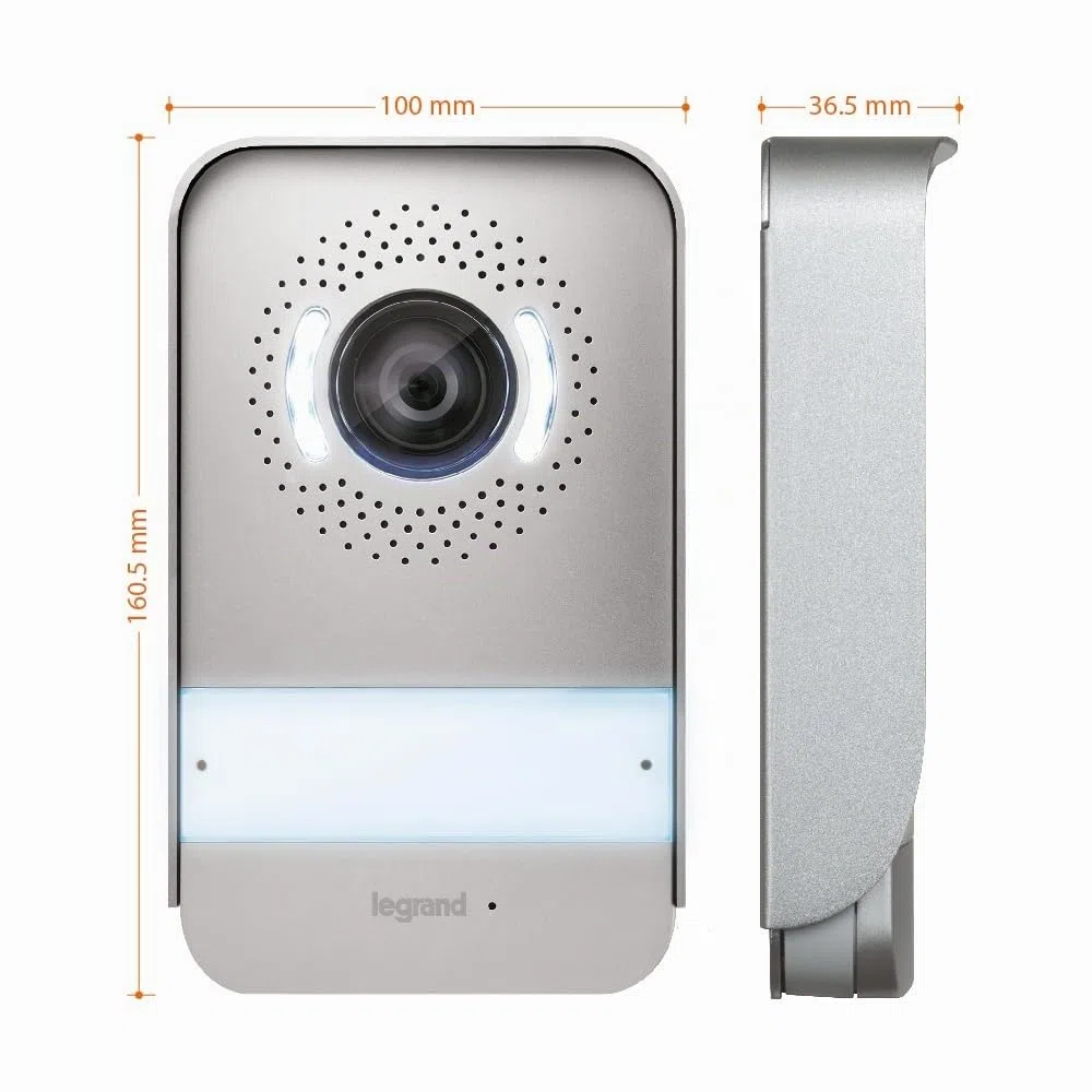 LEGRAND Easykit 367915 Kit de videoportero monitor color 7 pulgadas cámara gran angular IP54 IK07 blanco