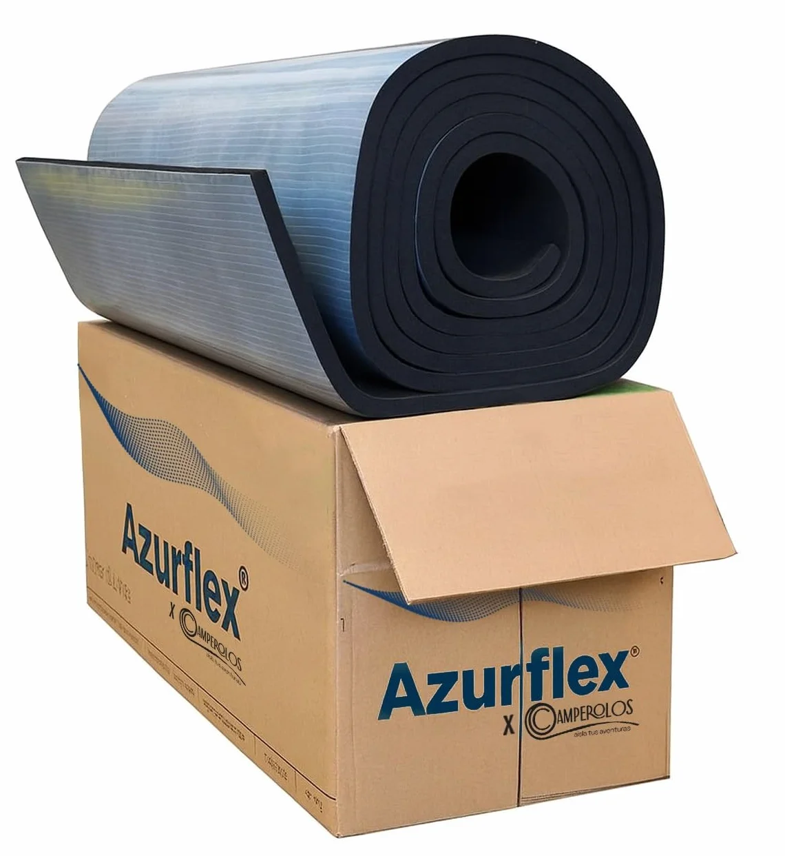 Aislante Térmico de Caucho autoadhesivo Azurflex 19mm - 10m2