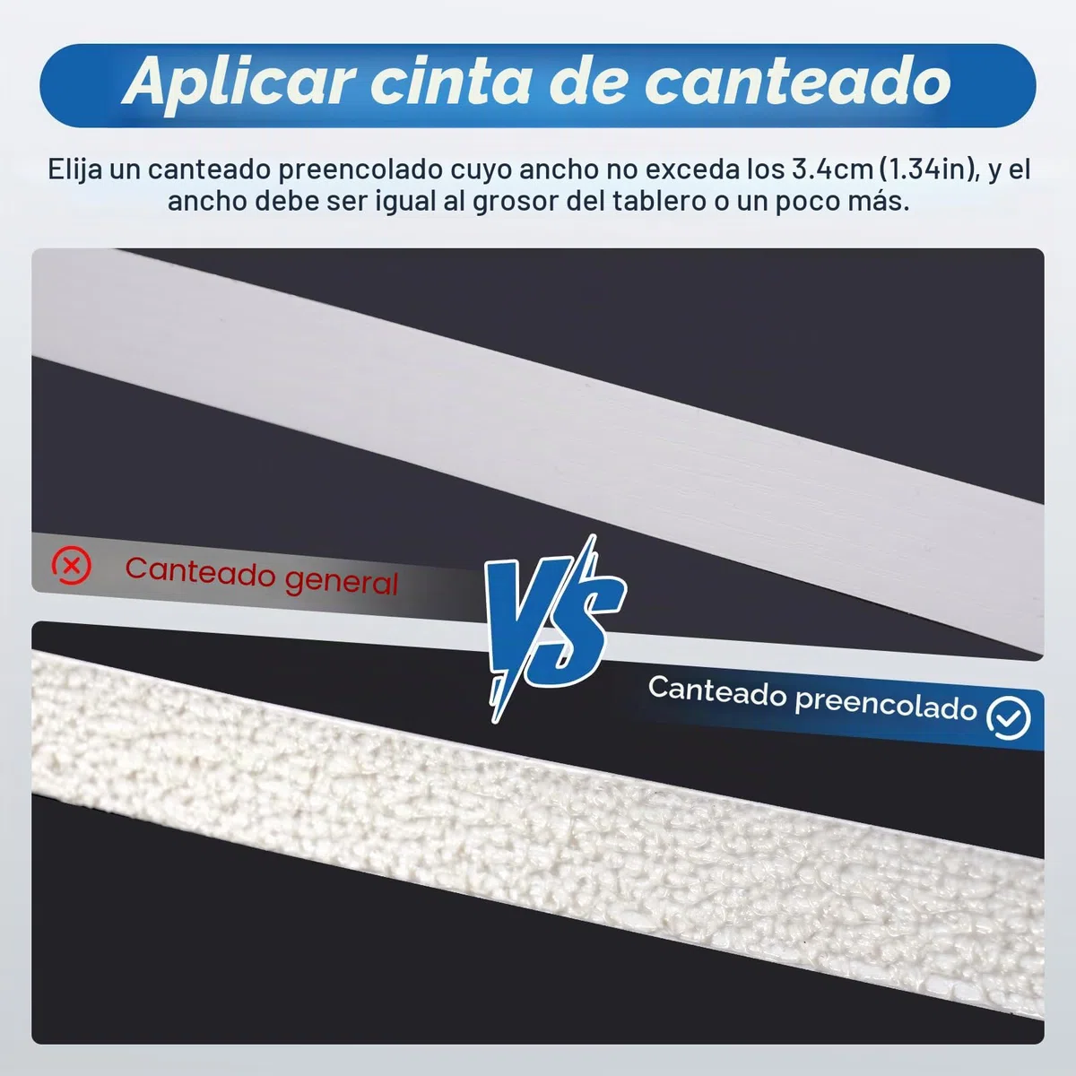YUCHENGTECH Encoladora de Cantos Manual Portátil Encoladora de Cantos Termofusible 50-600℃ Temperatura Ajustable para 0-60 mm Cinta Tapacantos Adhesiva Termofusible