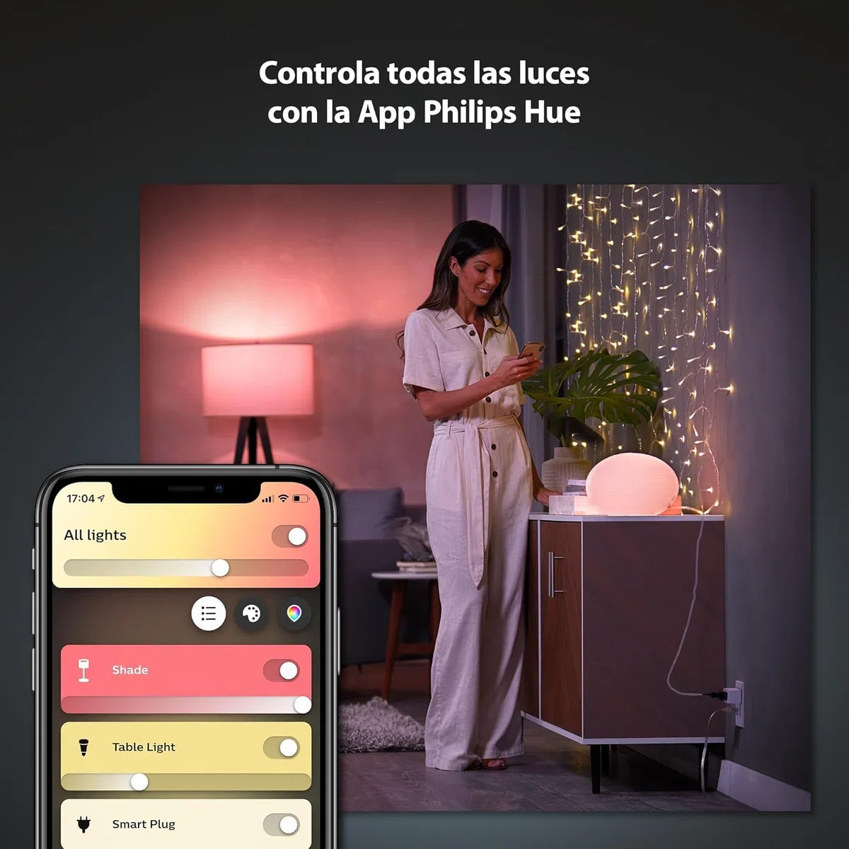 Philips Hue - Enchufe Inteligente, Compatible con Amazon Alexa (Echo, Echo Dot), blanco - Pack x3 Enchufes Inteligentes