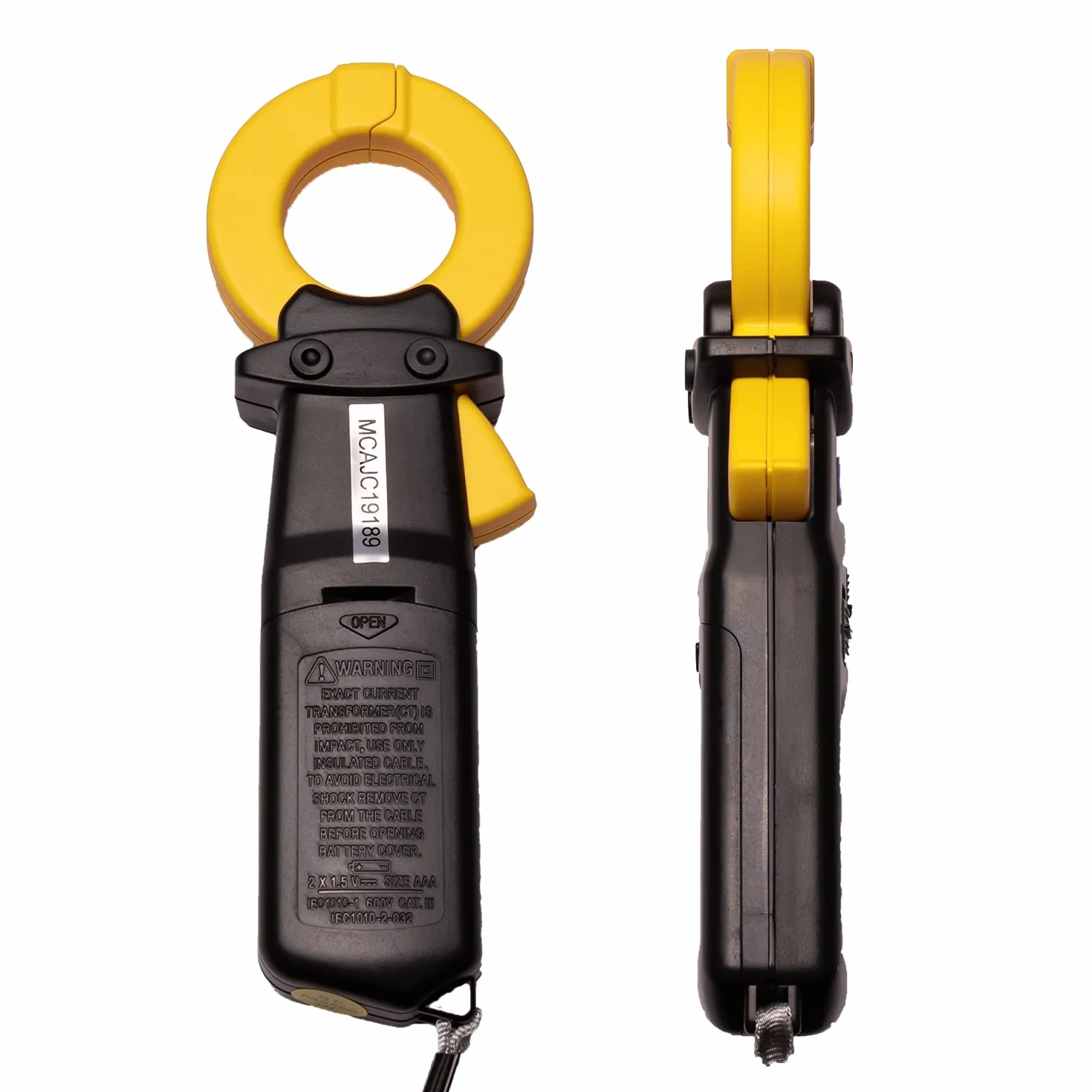 KPS-PF10 Pinza de fugas de corriente CA 60A 2000 cuentas CAT III