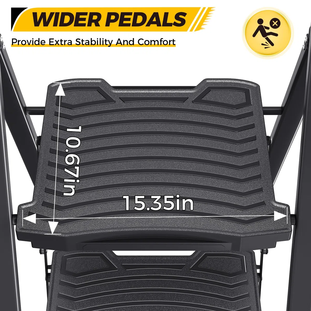 KINGRACK Escalera de 4 peldaños Resistente y Resistente, Escalera portátil para el hogar, Cocina, Taburete Plegable de Acero con Pedales Anchos Antideslizantes, pasamanos, diseño de Bloqueo Seguro