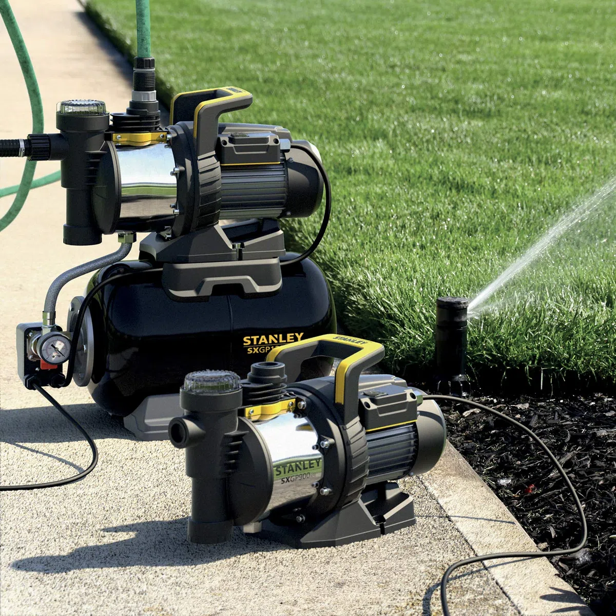 Stanley SXGP1300XFBE Bomba Autoaspirante con Caldera 1300 W 4200 l/h 50 m