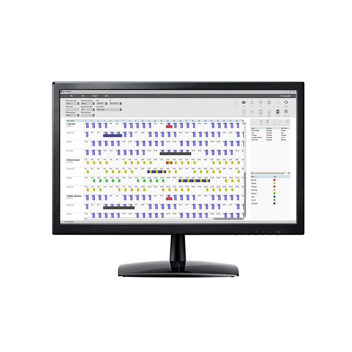 TimeMoto PC Plus - Software avanzado de gestión de horarios