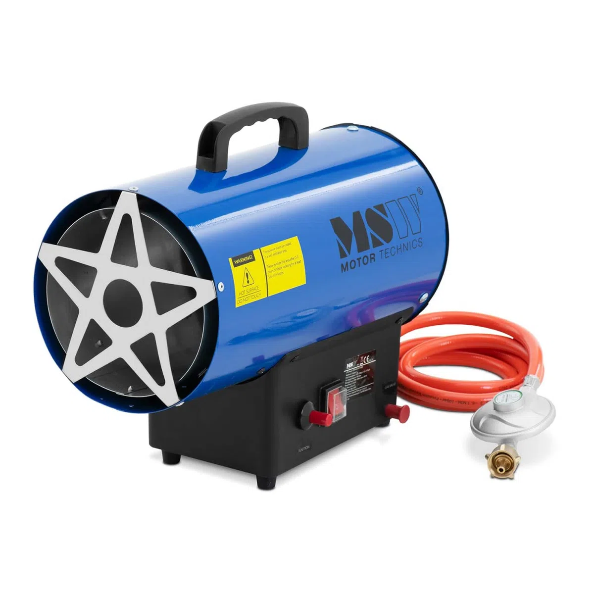 MSW MSW-GH-ET-15000 - Estufas Calentador de gas (15000 W, 160 m², encendido manual, gas, ventilador de calefacción)