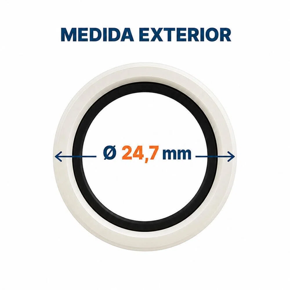 Tubo De PVC Flexible Electroflex Ø20 mm – Rollo de 25 Metros – Protección Para Cableado – Instalación Segura – Apto Para Interior y Exterior – Color Blanco