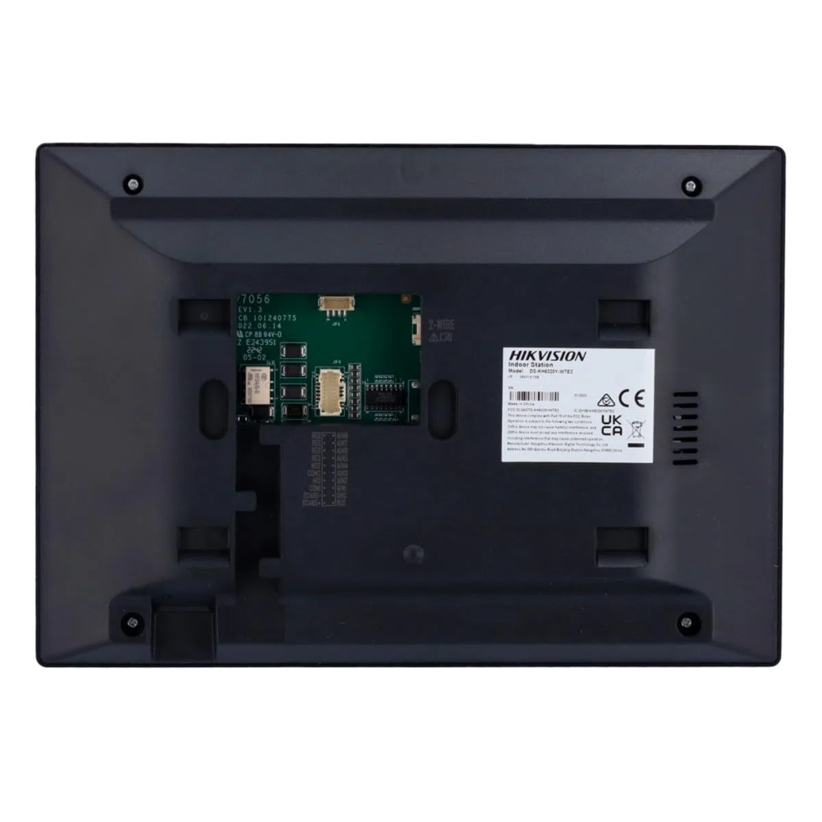 Monitor de videoportero Hikvision TFT táctil de 7" Negro - DS-KH6320Y-WTE2