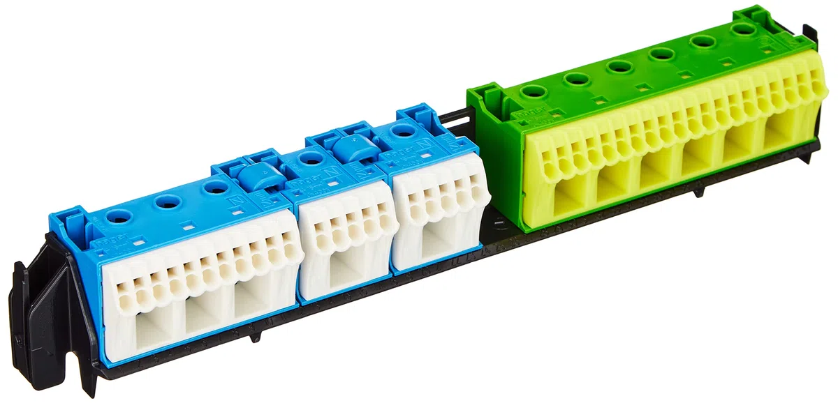 Hager Terminal adicional Volta VZ464 de 4 filas, pequeño