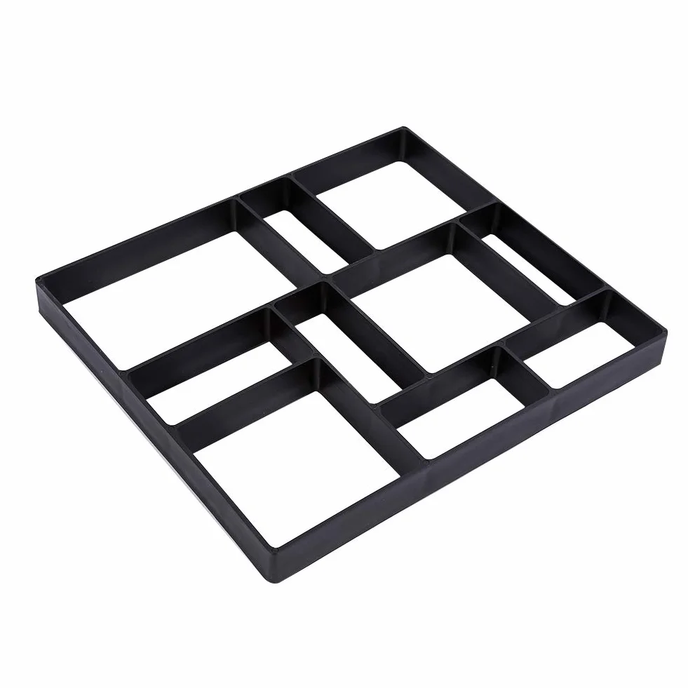 Acouto Molde de hormigón, molde de pavimentación de hormigón para jardín, bricolaje, molde de pavimentación de piedra, adoquines de hormigón, moldes de hormigón para pasarelas, mejoras al aire libre