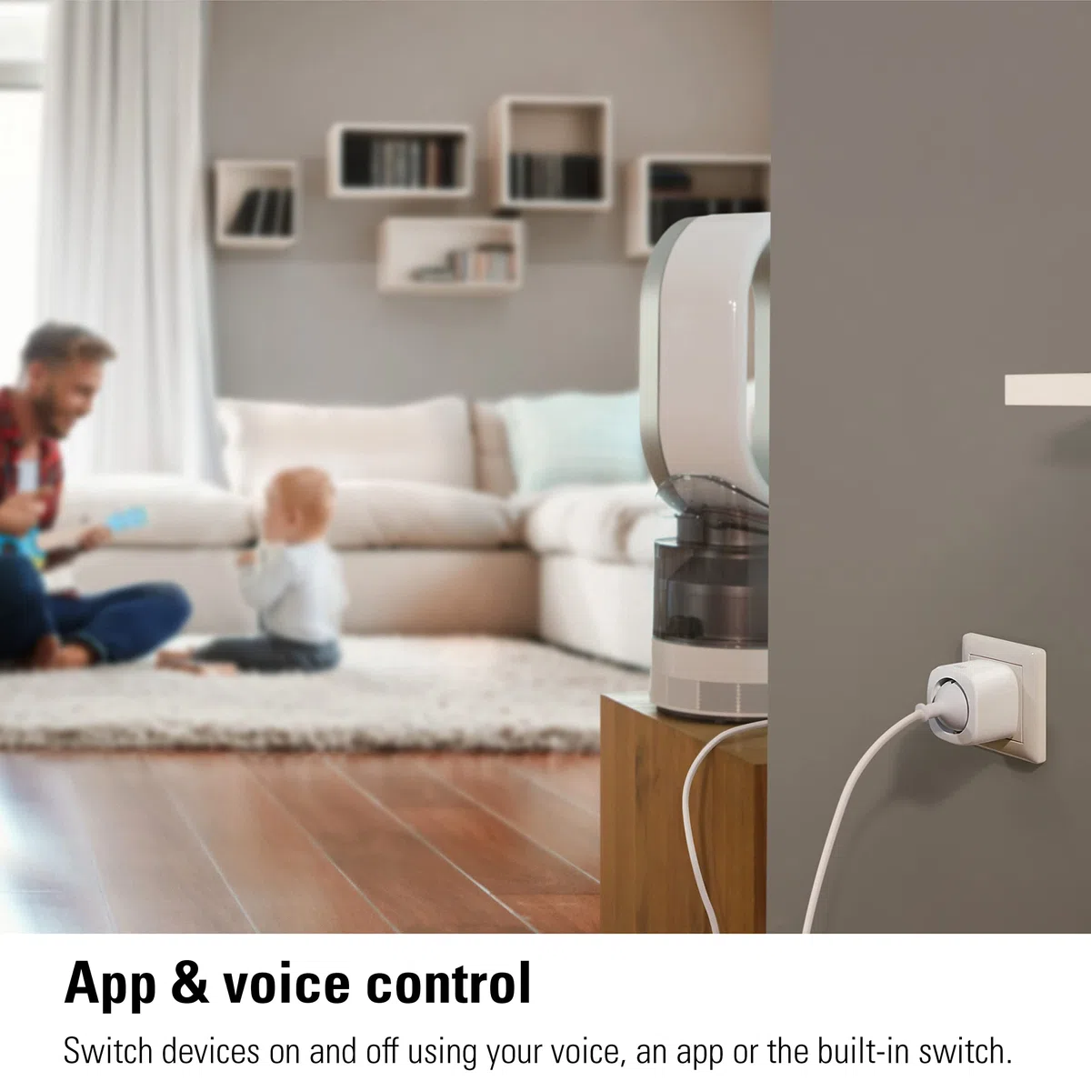 Eve Energy (Matter) pack de 4 – Enchufe inteligente, control remoto, privacidad 100%, compatible con Apple Home, Alexa, Google Home, SmartThings, requiere un router de borde Thread