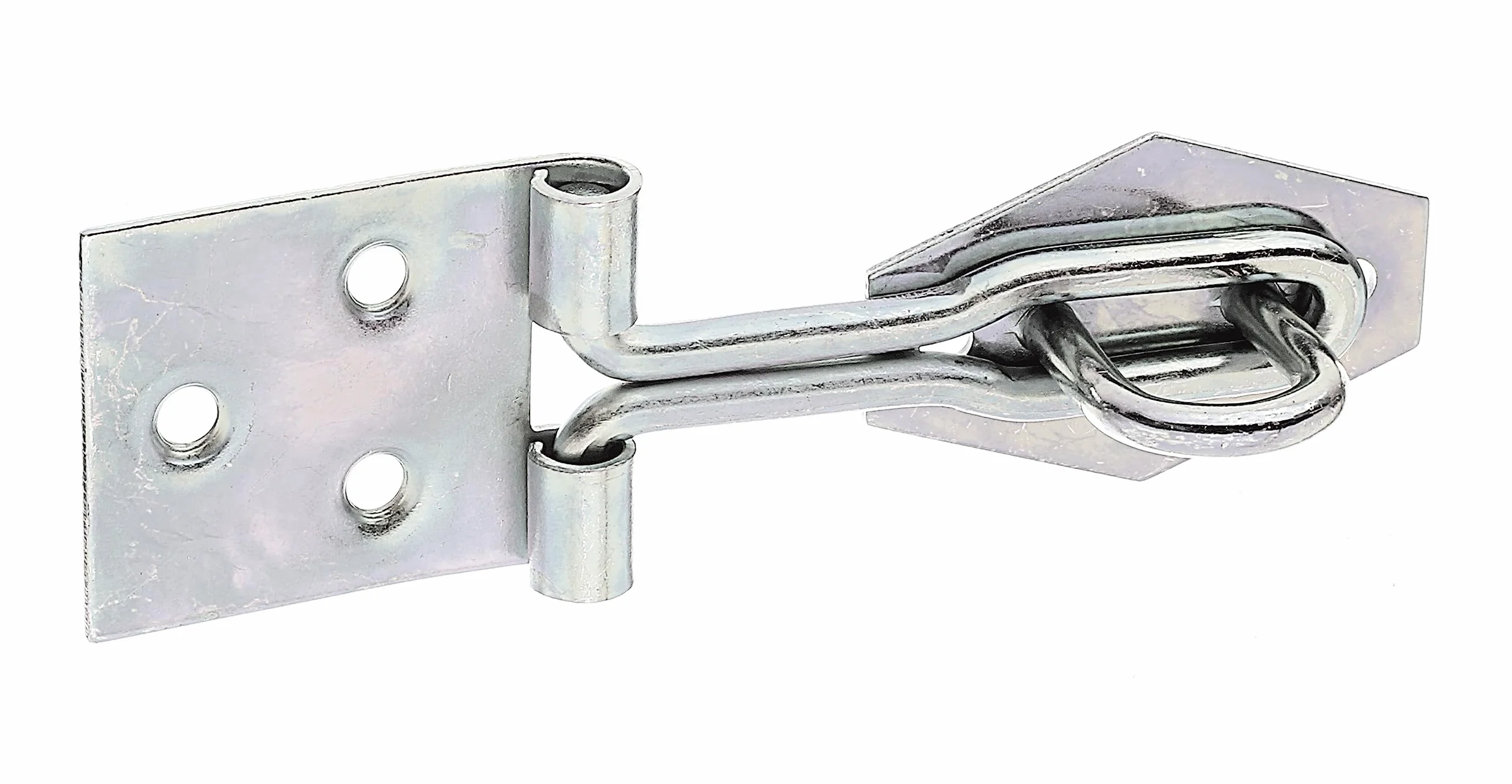 Alberts 348212 Solapamiento, con bucle, galvanizado, pasivado con película gruesa, 93,5 x 31,5 mm