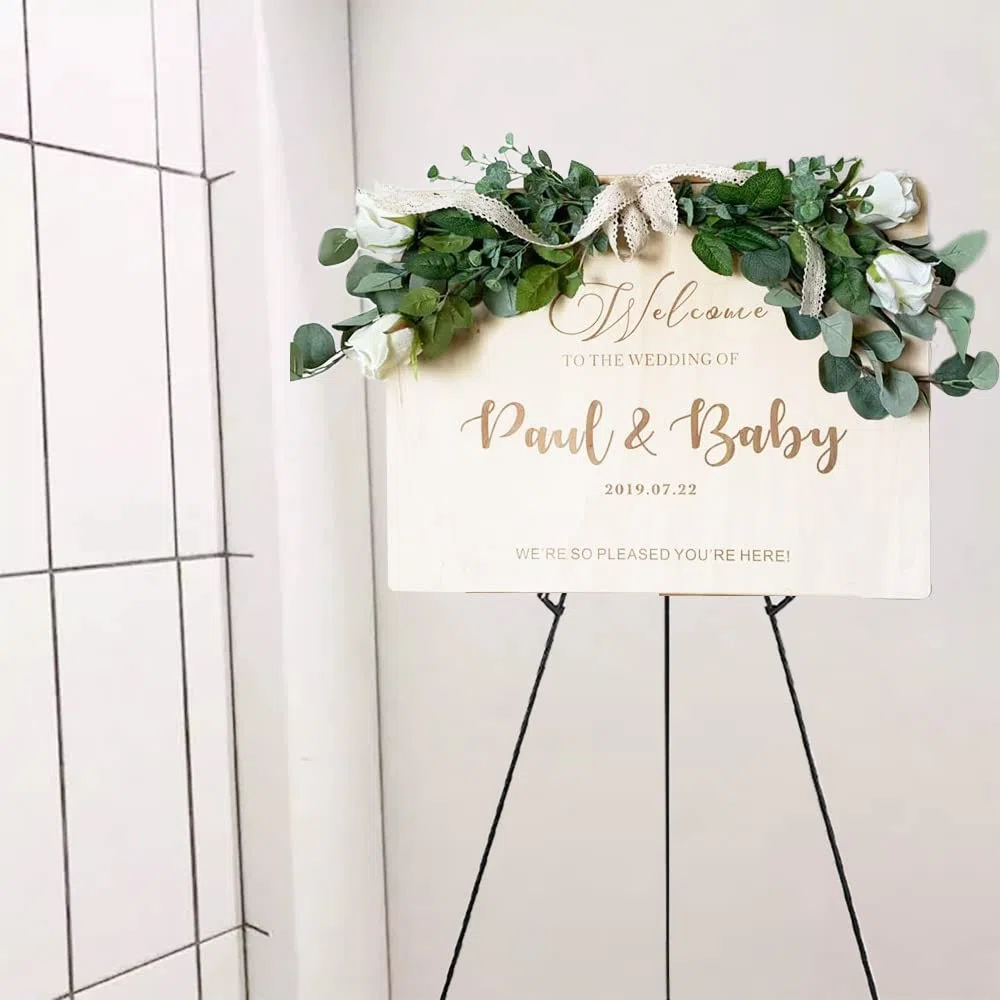 Soporte de caballete para expositor,póster de boda, ajustable,fácil de plegar, soporte de metal,trípode instantáneo de 63 pulgadas, caballete portátil plegable para bodas, pinturas, exhibiciones 1PCS