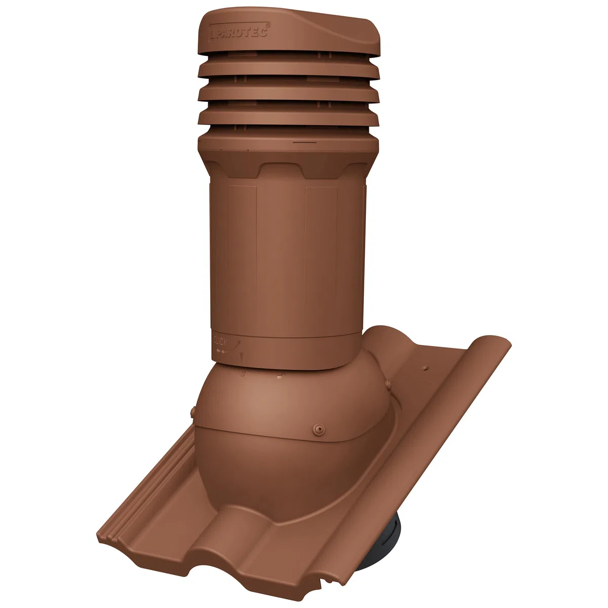Chimenea de ventilación DN125 para BMI Cobert – Frankfurter, Benders – Mecklenburger, ProDach – Doble tubo de techo