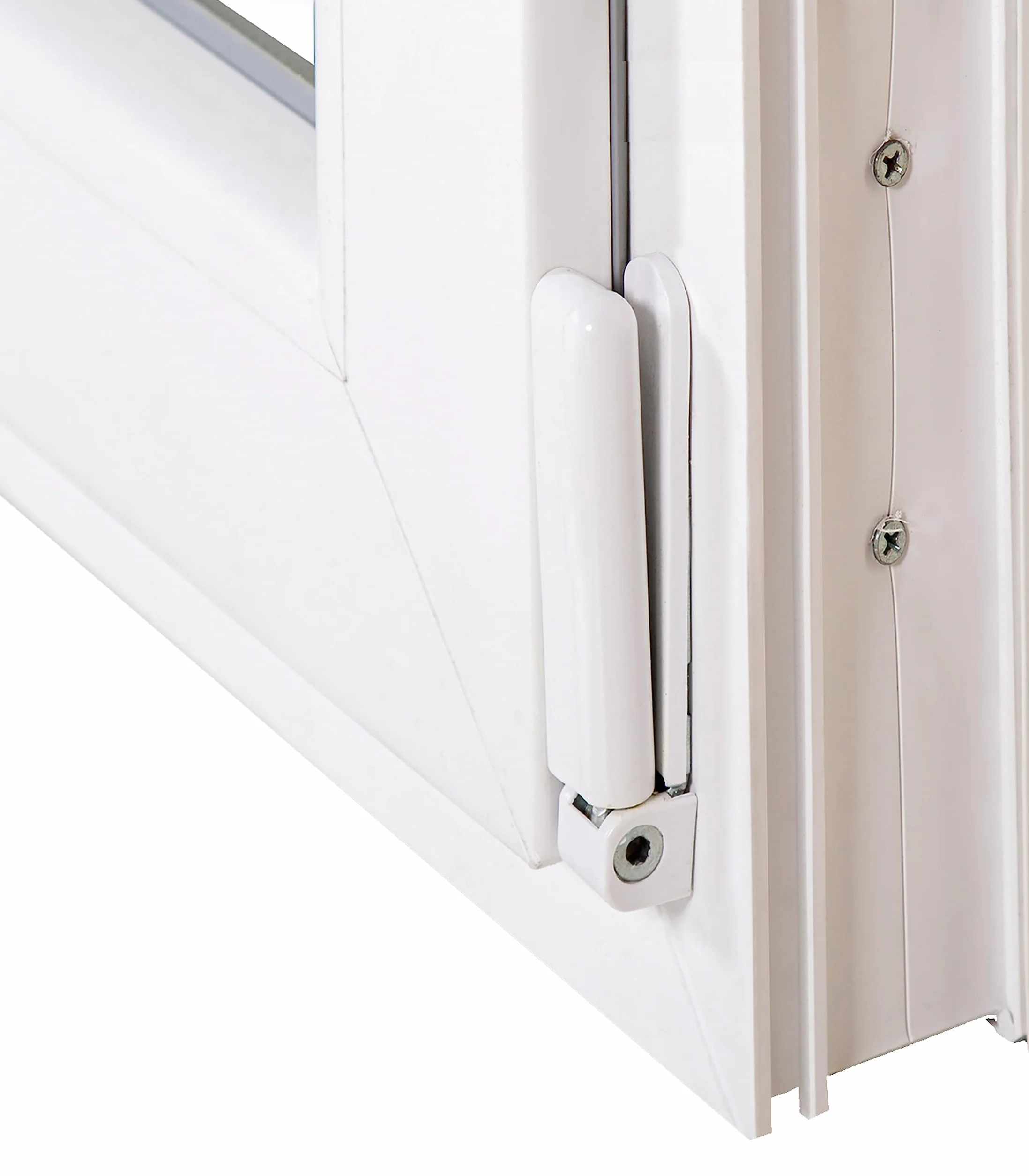Ventanastock PVC 600x500 Practicable Oscilobatiente Izquierda con 1 hoja y vidrio Carglass (Climalit Mate)