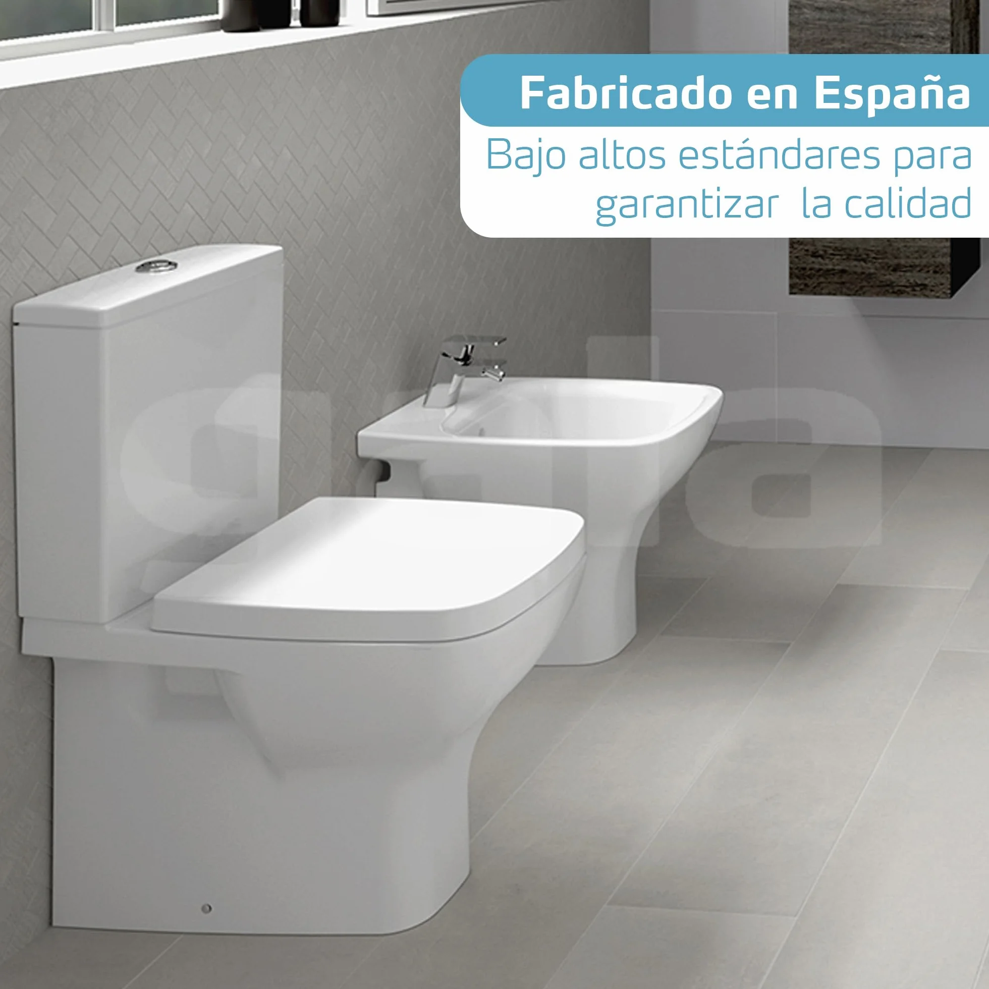 Gala Metropol Liso – Tapa y Asiento Amortiguado Inodoro - Forma D - Cierre Suave - Incluye Kit Fijación - Bisagras Acero Inoxidable - Fácil Limpieza - Color Blanco