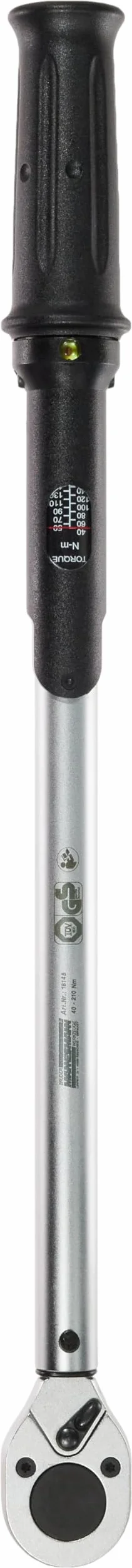 Mannesmann - M18145 - Llave dinamométrica 1/2", 42-210 Nm, con ventana