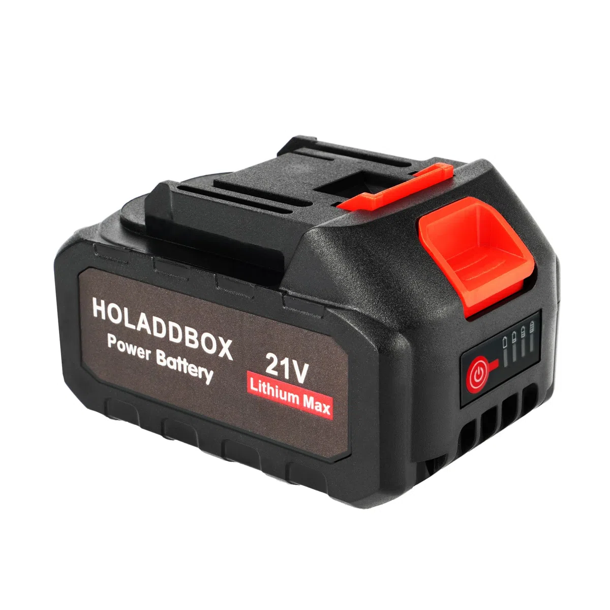 Batería de litio de 21V - Batería de repuesto de 4.0 Ah con indicador LED Compatible con soplador de hojas y mini motosierra inalámbrica de 4 pulgadas/6 pulgadas