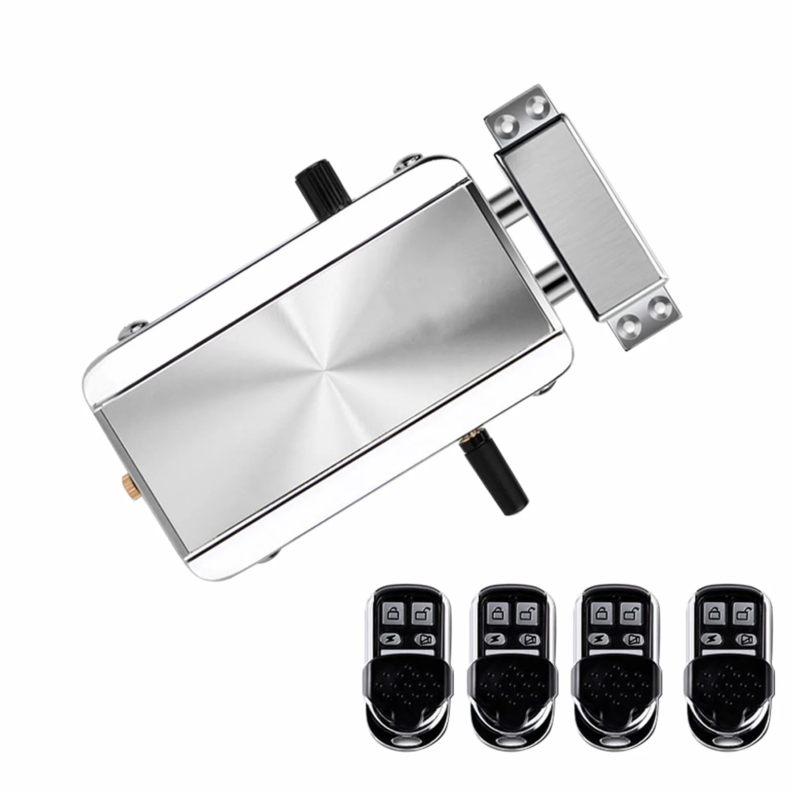 Cerradura Electrónica para Puerta con 4 Mando a Distancia, de Seguridad, Sistema de Control de Acceso para el Hogar / Hotel / Apartamento