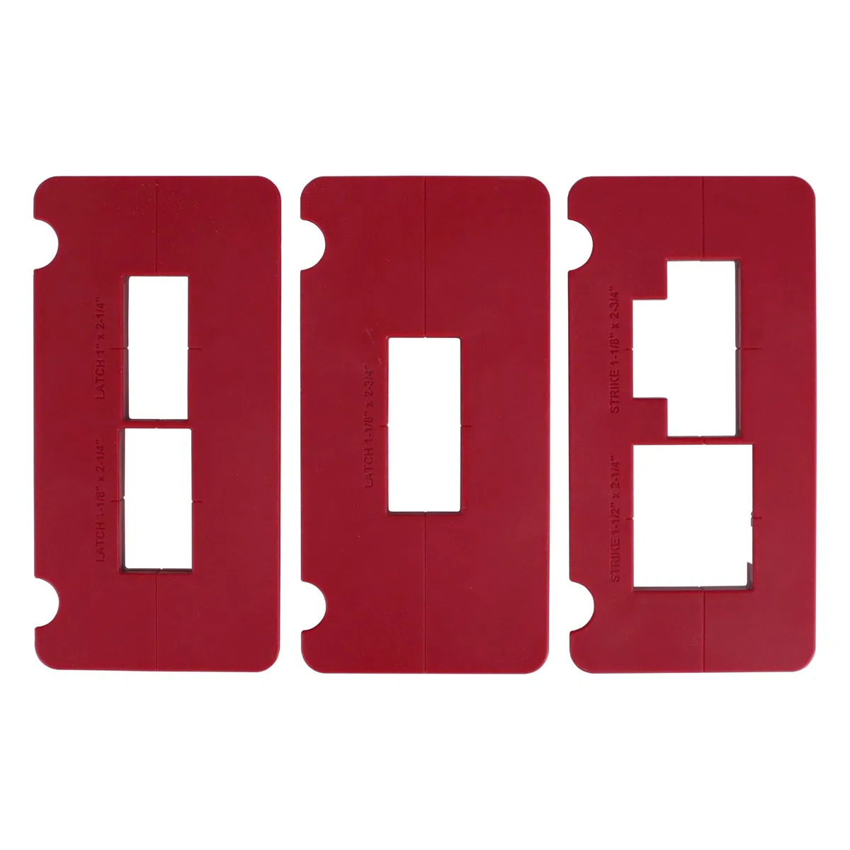 Milescraft 1229 Hinge Jig Plus - Doble sujeción de bisagra de puerta Jig Mortaja de bisagra de puerta Kit completo de instalación de bisagras Rout Mortajas de 6.3 cm a 11.4 cm. Placas de cierre y