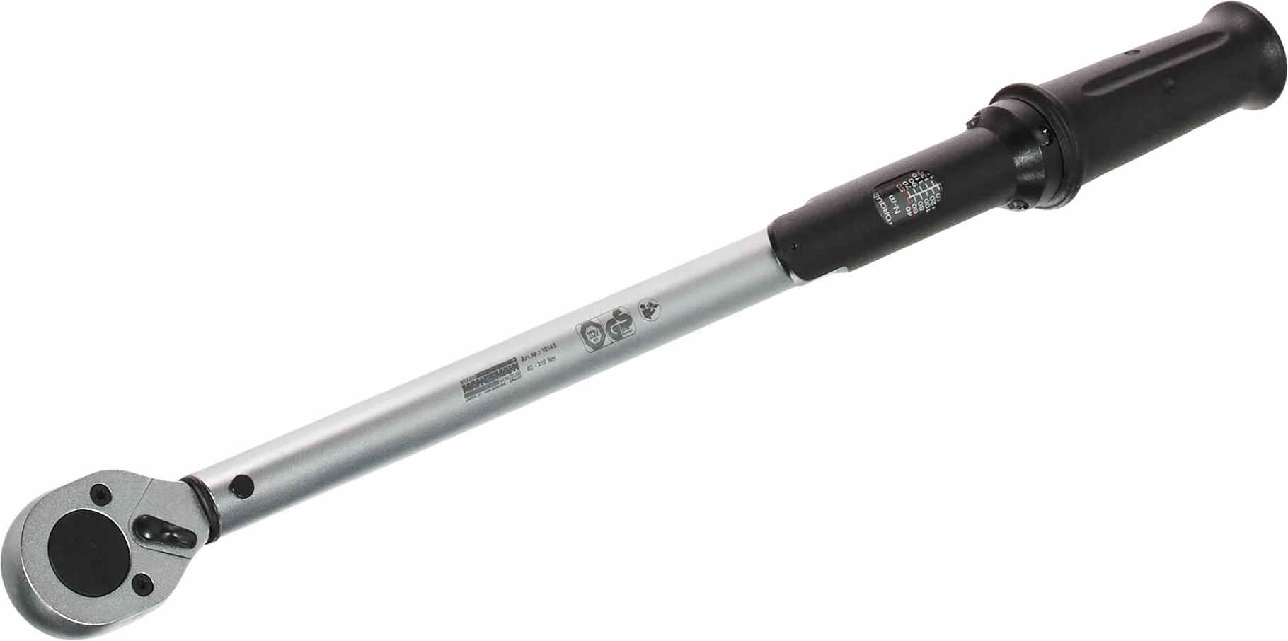 Mannesmann - M18145 - Llave dinamométrica 1/2", 42-210 Nm, con ventana