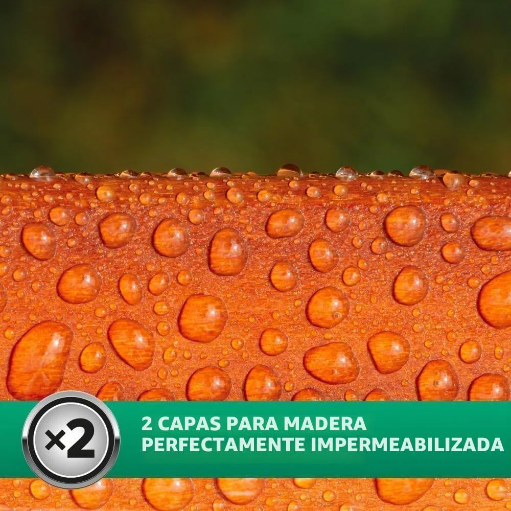 Roxil Tratamiento de Fondo Impermeabilizante Transparente para Madera Exterior - 5L x 2 - Proporciona Hasta 10 Años de Protección e Impermeabilización Incolora