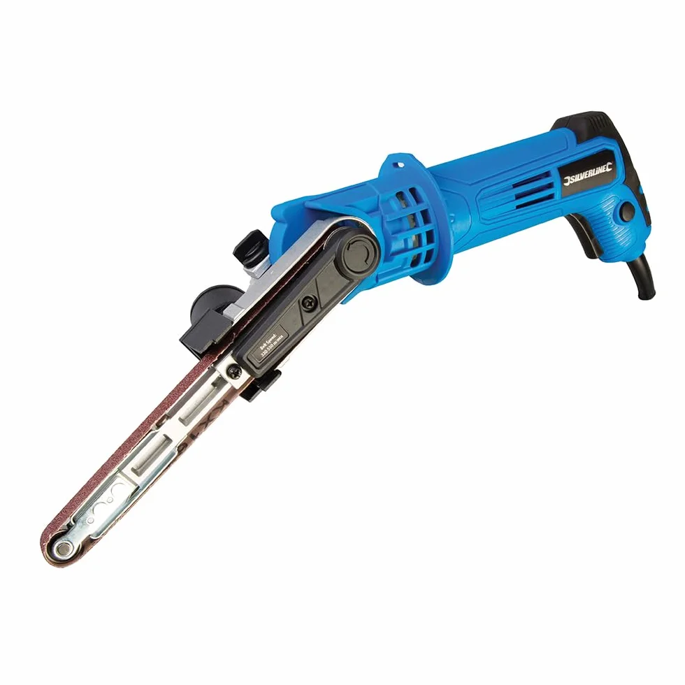 Silverline Tools 247820 - Lijadora de banda Silverstorm 13 mm, Eléctrica con cable, 260 W (260 W)