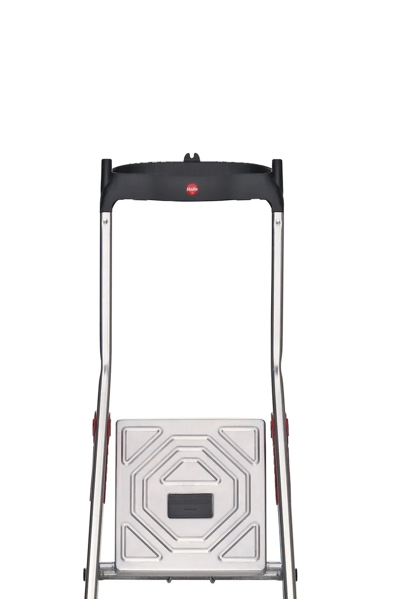 Hailo XXL Easyclix - Escalera de tijera aluminio (4 peldaños)