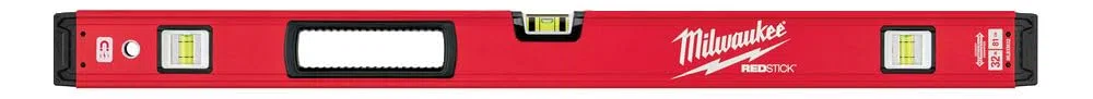 Nivel magnético Milwaukee 4932459065 Redstick 80 cm, columna de color rojo/negro