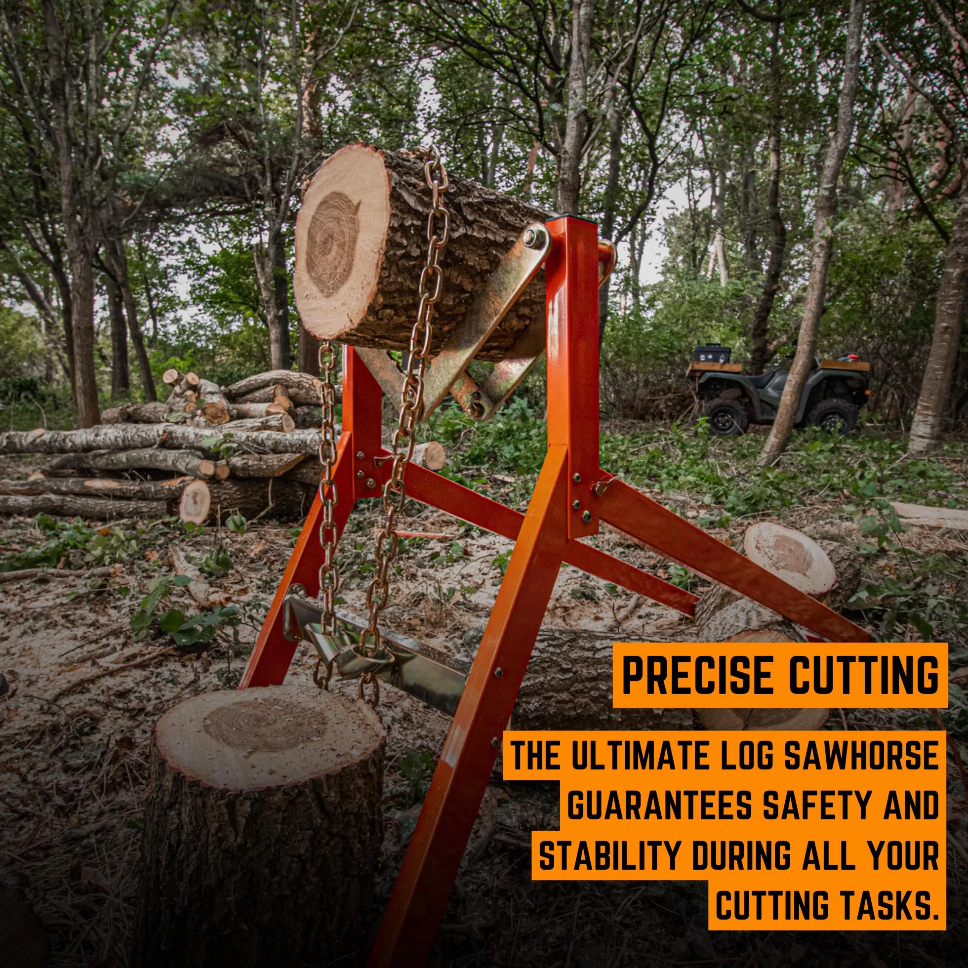 Ultimate Saw Horse - Soporte para troncos de servicio pesado