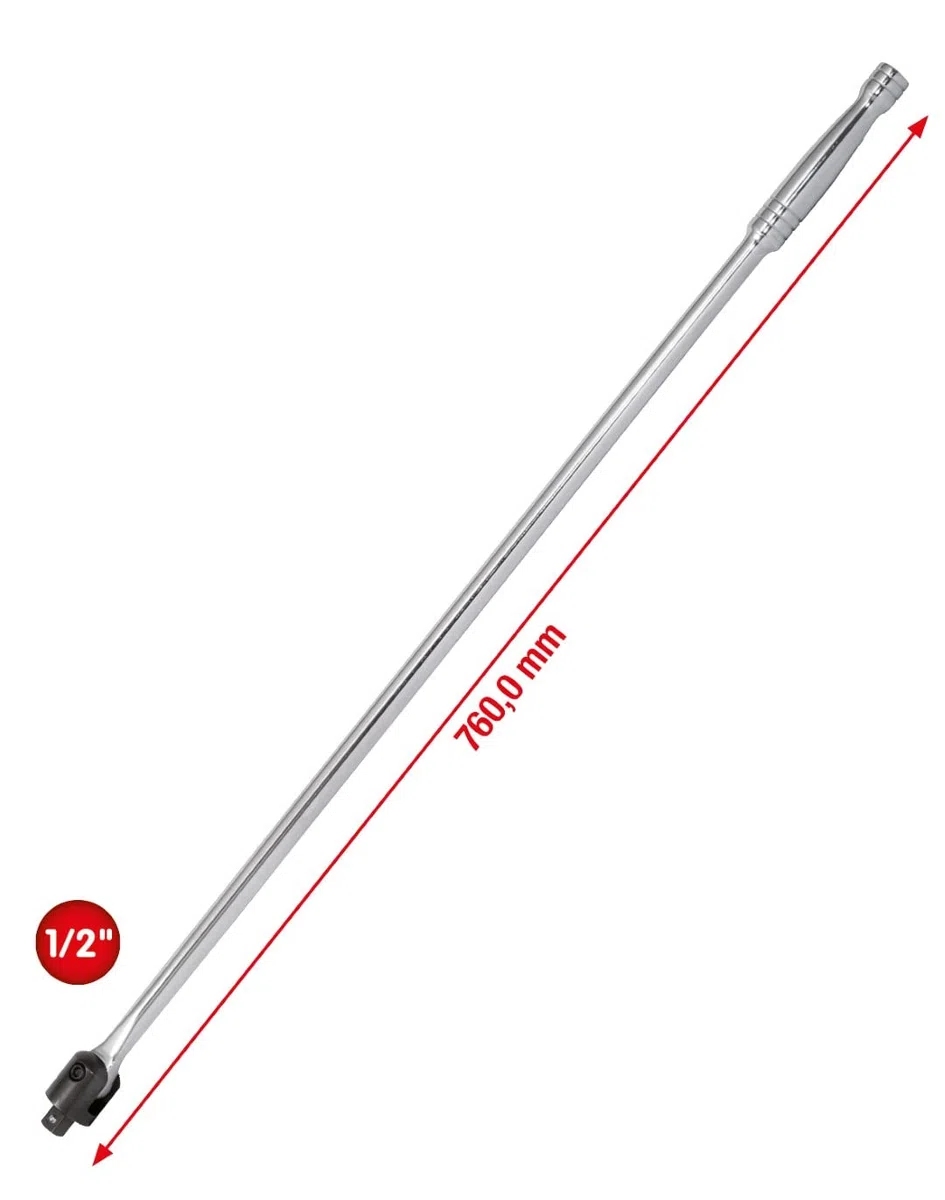 KS Tools 918.1293 - Mango articulado Chrome (tamaño: 800 mm, 1/2")
