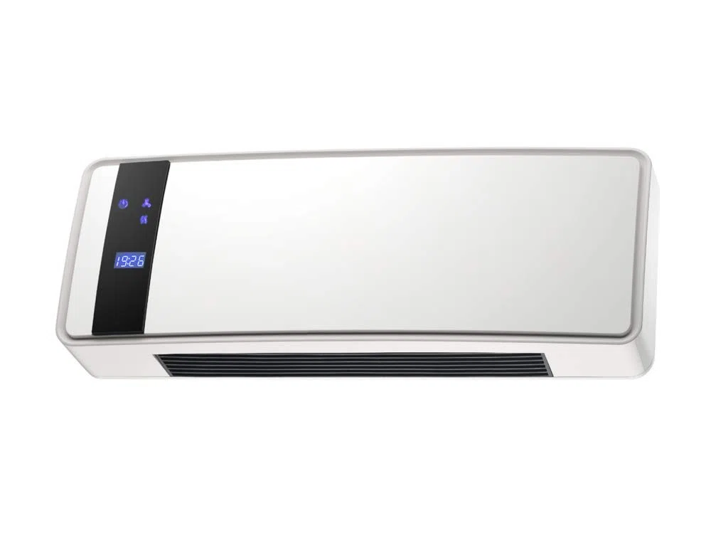 PURLINE | Calefactor Cerámico de Pared 2000W PURLINE HOTI M65, Pantalla Digital, Mando a Distancia - Calefactor de Pared 2000W Temporizador Semanal y Protección de Seguridad