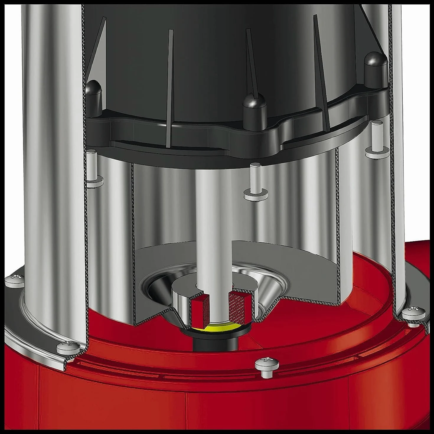 Einhell Bomba de aguas sucias - GE-DP 6935 A ECO. 690 W, capacidad de 17.500l/h, profundidad max. de inversión 7 m, conexión de manguera 47.8 mm, cuerpos extraños hasta 35 mm