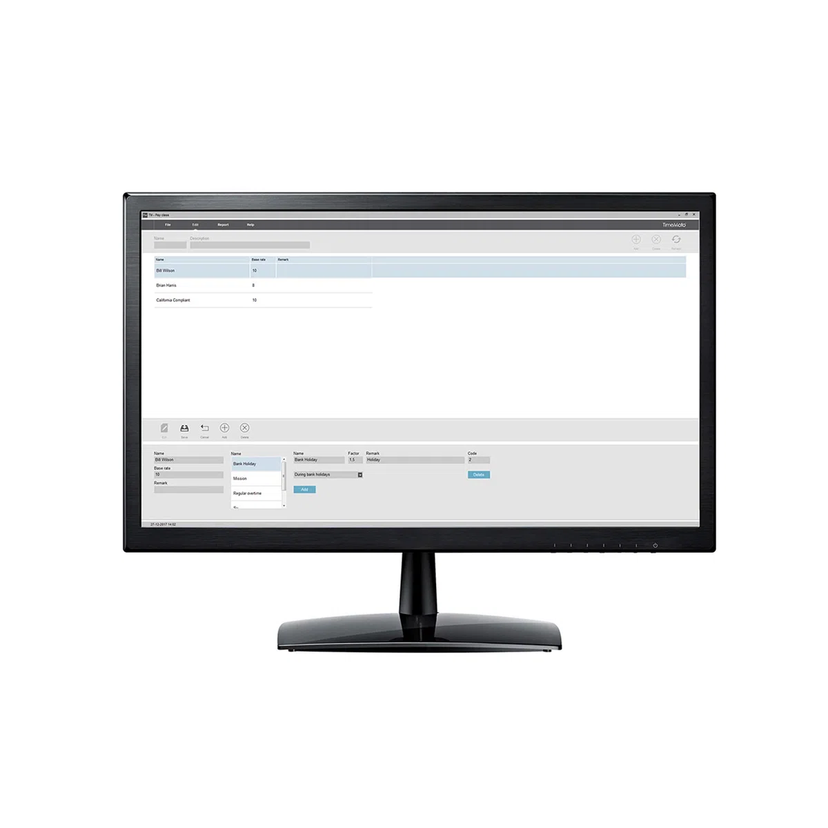 TimeMoto PC Plus - Software avanzado de gestión de horarios