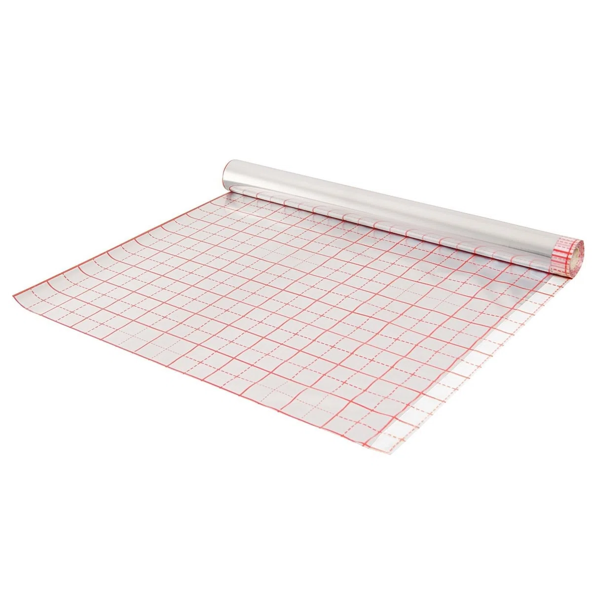 Hotfloor - Lámina de aluminio para calefacción por suelo radiante, 50 m2, con cuadrícula