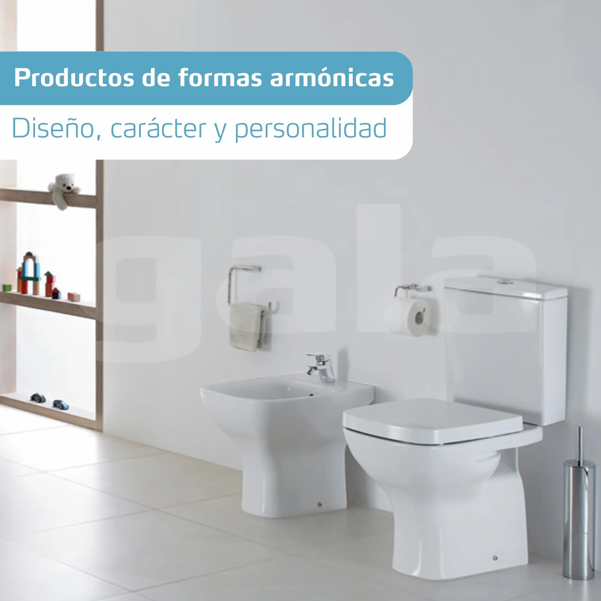 Gala Metropol Liso – Tapa y Asiento Amortiguado Inodoro - Forma D - Cierre Suave - Incluye Kit Fijación - Bisagras Acero Inoxidable - Fácil Limpieza - Color Blanco