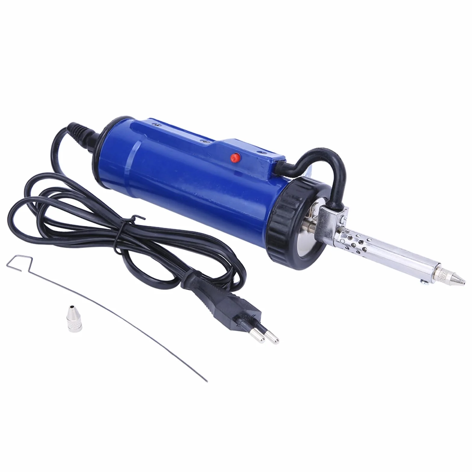 Desoldador Eléctrico de Hierro, Bomba Desoldadora con Ventosa, 30W, Bomba de Succión Desoldadora Completamente Automática, Enchufe Europeo de 220V
