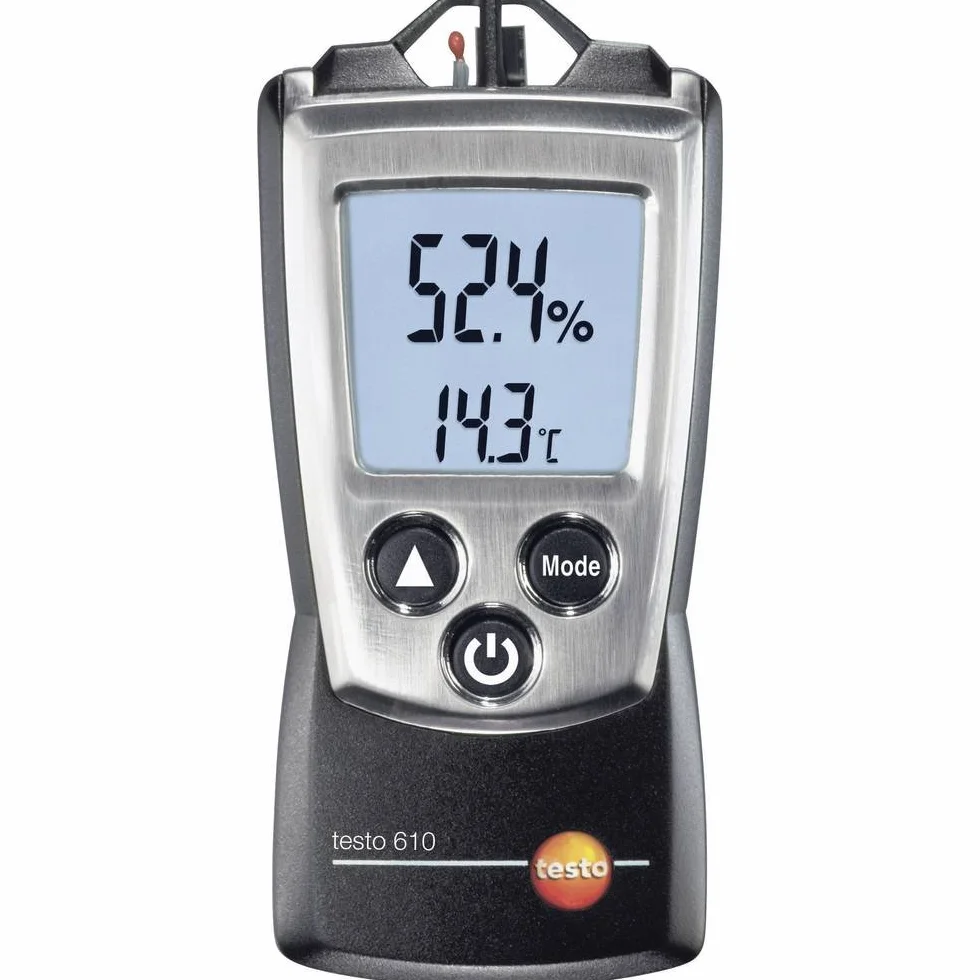 Testo 610 Medidor de Humedad y Temperatura con Tapa Protectora