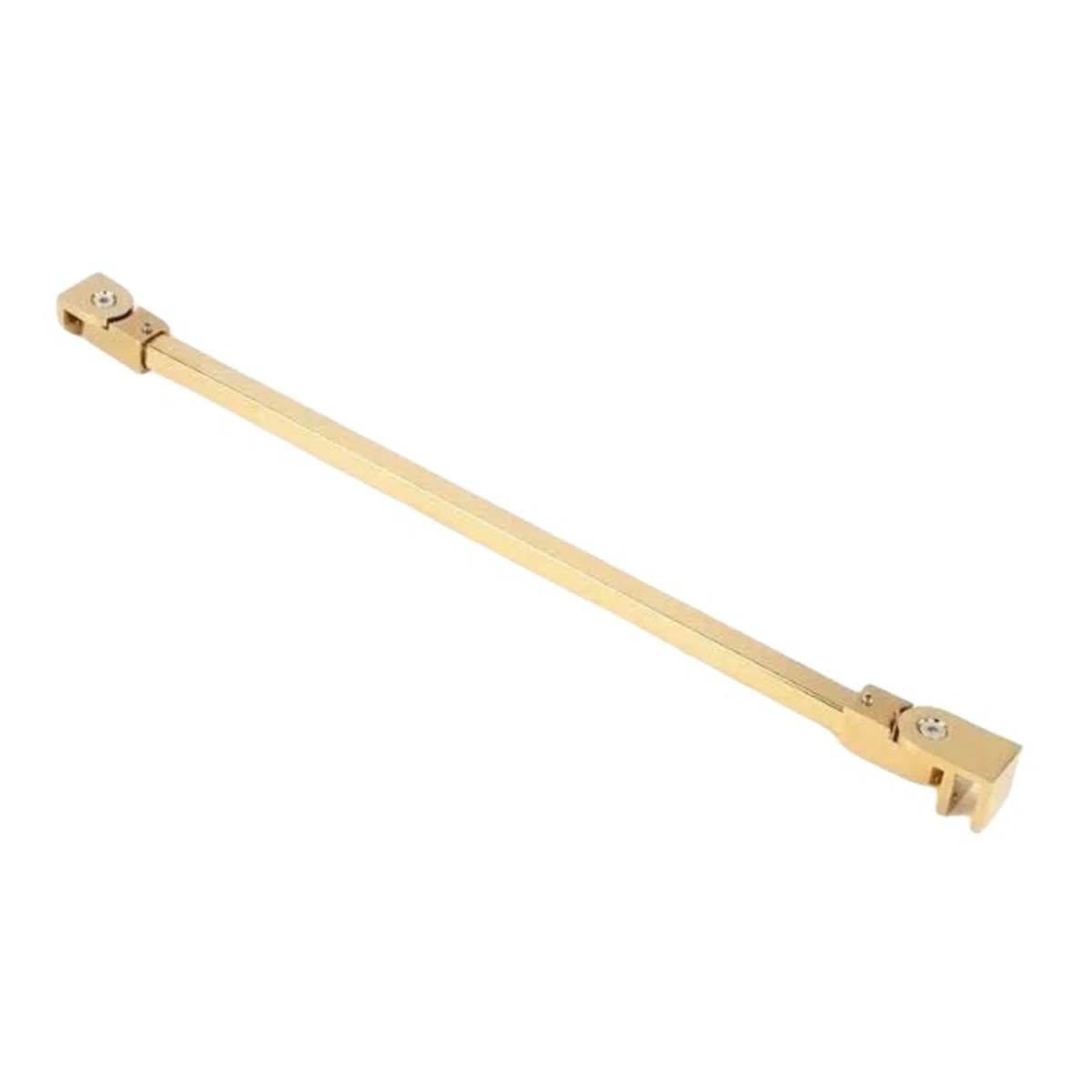 Brazo de pared a vidrio ajustable de acero inoxidable, barra de soporte for mampara de ducha sin marco for vidrio de 8 a 10 mm(Gold,90CM)